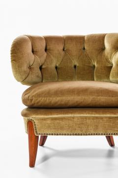 Otto Schulz Set of 2 Easy Chairs in Beech and Velvet by Otto Schulz 1936 - 4507670