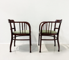 Otto Wagner Pair of Armchairs by Otto Wagner For Thonet Austria 1910s - 3374069