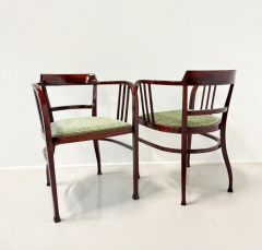 Otto Wagner Pair of Armchairs by Otto Wagner For Thonet Austria 1910s - 3374070