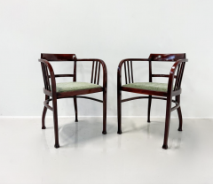 Otto Wagner Pair of Armchairs by Otto Wagner For Thonet Austria 1910s - 3374073