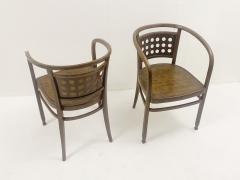 Otto Wagner Pair of Mid Century Bentwood Armchairs by Otto Wagner for J J Kohn - 2686816