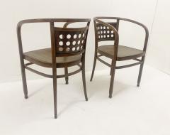 Otto Wagner Pair of Mid Century Bentwood Armchairs by Otto Wagner for J J Kohn - 2686823