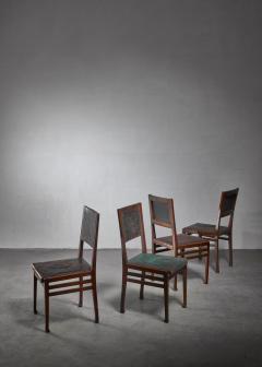 Otto Wytrlik Set of 4 Otto Wytrlik Jugendstil chairs - 1266861