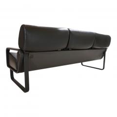 Otto Zapf Drabert Lobbytop 3 seater leather sofa by Otto Zapf 1970 - 4741747
