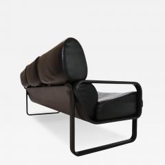 Otto Zapf Drabert Lobbytop 3 seater leather sofa by Otto Zapf 1970 - 4741823