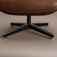 Otto Zapf Otto Zapf Executive Lounge Chair by Knoll in Original Chocolate Brown Leather - 4768099