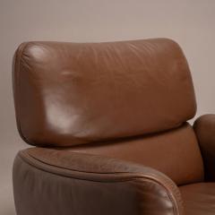 Otto Zapf Otto Zapf Executive Lounge Chair by Knoll in Original Chocolate Brown Leather - 4768102
