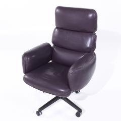 Otto Zapf Otto Zapf for Knoll Mid Century Leather Office Chair - 4044482