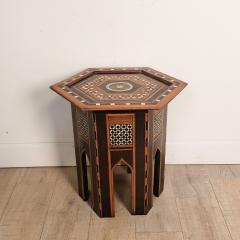 Ottoman Empire Mixed Woods Inlaid Table circa 1900 - 2589208