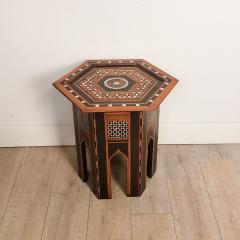 Ottoman Empire Mixed Woods Inlaid Table circa 1900 - 2589209