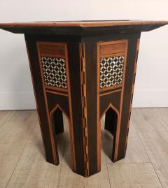 Ottoman Empire Mixed Woods Inlaid Table circa 1900 - 2589211