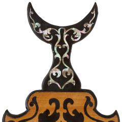 Ottoman mother of pearl and ebony inlaid wall bracket - 3902242