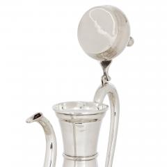 Ottoman style silver ewer and basin - 3732177