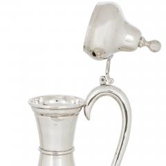 Ottoman style silver ewer and basin - 3732179
