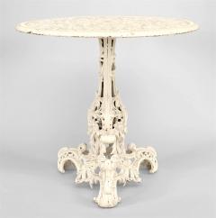 Outdoor American Victorian Iron Center Table - 2798021