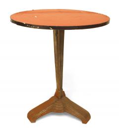 Outdoor Art Deco Style Chrome Cafe Table - 1429442