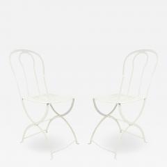 Outdoor Continental Iron Hoop Side Chairs - 1421756
