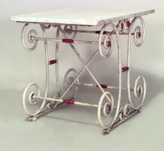 Outdoor Continental Style Marble Top Butcher s Table - 1424447