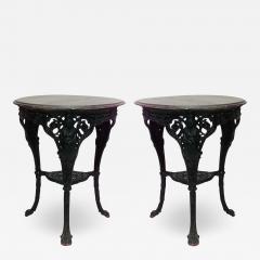Outdoor English Victorian Iron Pub Tables - 1431585