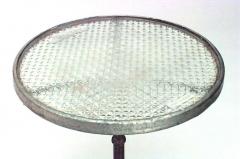 Outdoor French Iron and Crystal Caf Table - 4655800