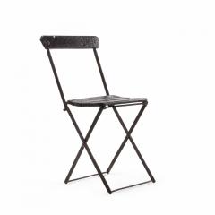 Outdoor Iron Folding Bistro Chair - 1419162