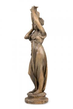 Outdoor Iron Greek Woman Statuary - 4640039