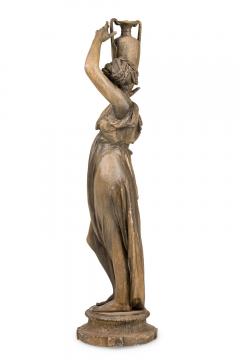 Outdoor Iron Greek Woman Statuary - 4640040
