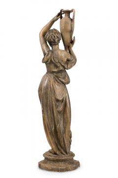 Outdoor Iron Greek Woman Statuary - 4640041