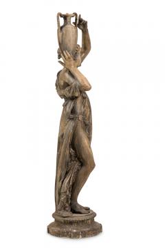 Outdoor Iron Greek Woman Statuary - 4640042