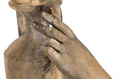Outdoor Iron Greek Woman Statuary - 4640043