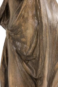 Outdoor Iron Greek Woman Statuary - 4640046