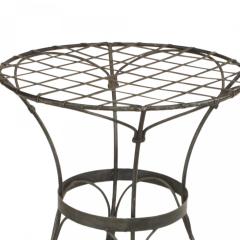 Outdoor Iron Round Caf Table - 4670593