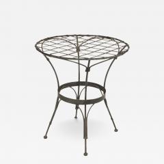 Outdoor Iron Round Caf Table - 4735019