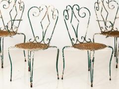 Outdoor Ironwork Dining Table Set - 1936748