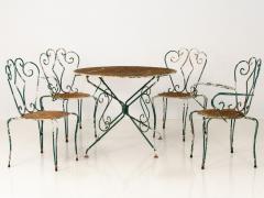 Outdoor Ironwork Dining Table Set - 1936751