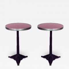 Outdoor Painted Iron Cafe Table - 1431588