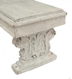 Outdoor Painted Wooden Garden Bench - 4170431