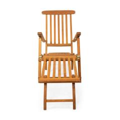 Outdoor Teak Folding Deck Chairs - 4669063