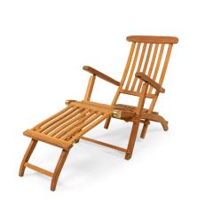 Outdoor Teak Folding Deck Chairs - 4669064