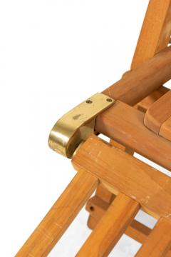 Outdoor Teak Folding Deck Chairs - 4669065