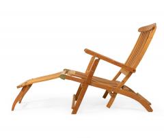 Outdoor Teak Folding Deck Chairs - 4669067
