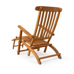 Outdoor Teak Folding Deck Chairs - 4669068