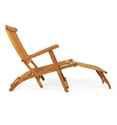 Outdoor Teak Folding Deck Chairs - 4669071