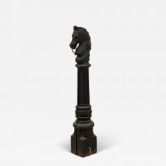 Outdoor Victorian Iron Horse Hitching Post - 4260589