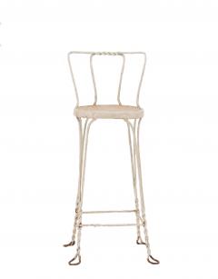 Outdoor Victorian Style Wire Bar Stools - 4675546