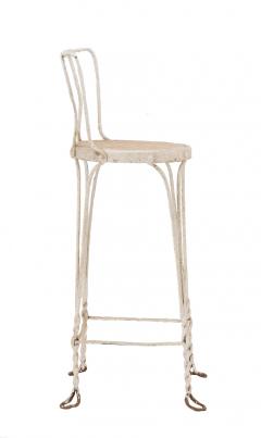 Outdoor Victorian Style Wire Bar Stools - 4675547