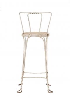 Outdoor Victorian Style Wire Bar Stools - 4675548