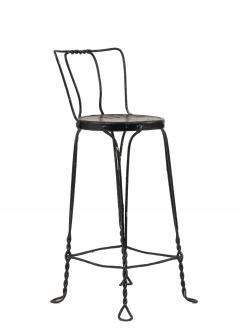 Outdoor Victorian Style Wire Bar Stools - 4675549