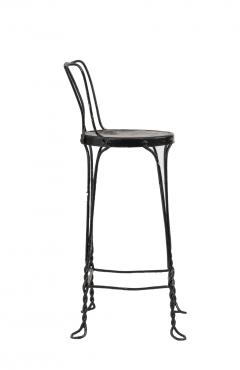 Outdoor Victorian Style Wire Bar Stools - 4675550