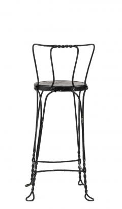 Outdoor Victorian Style Wire Bar Stools - 4675551